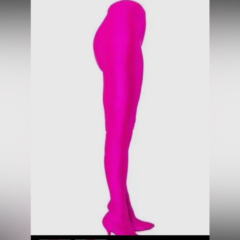 Hot pink legging shoes
